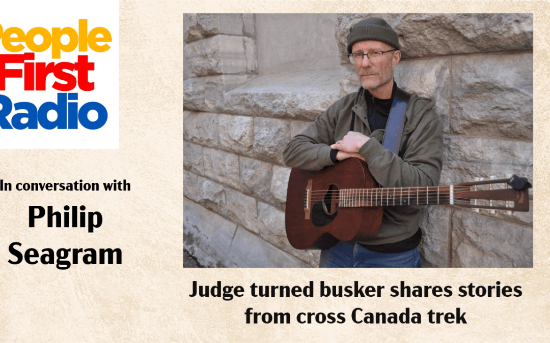Retired judge turned busker shares stories from cross Canada tour