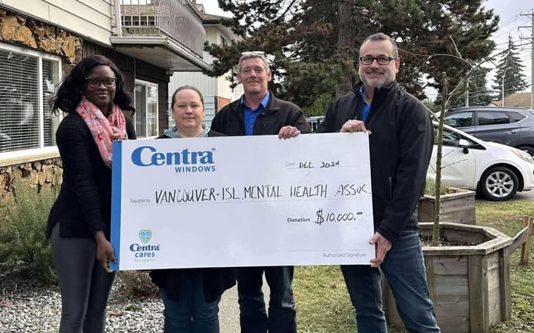 VIMHS thanks Centra Cares for its generous donation